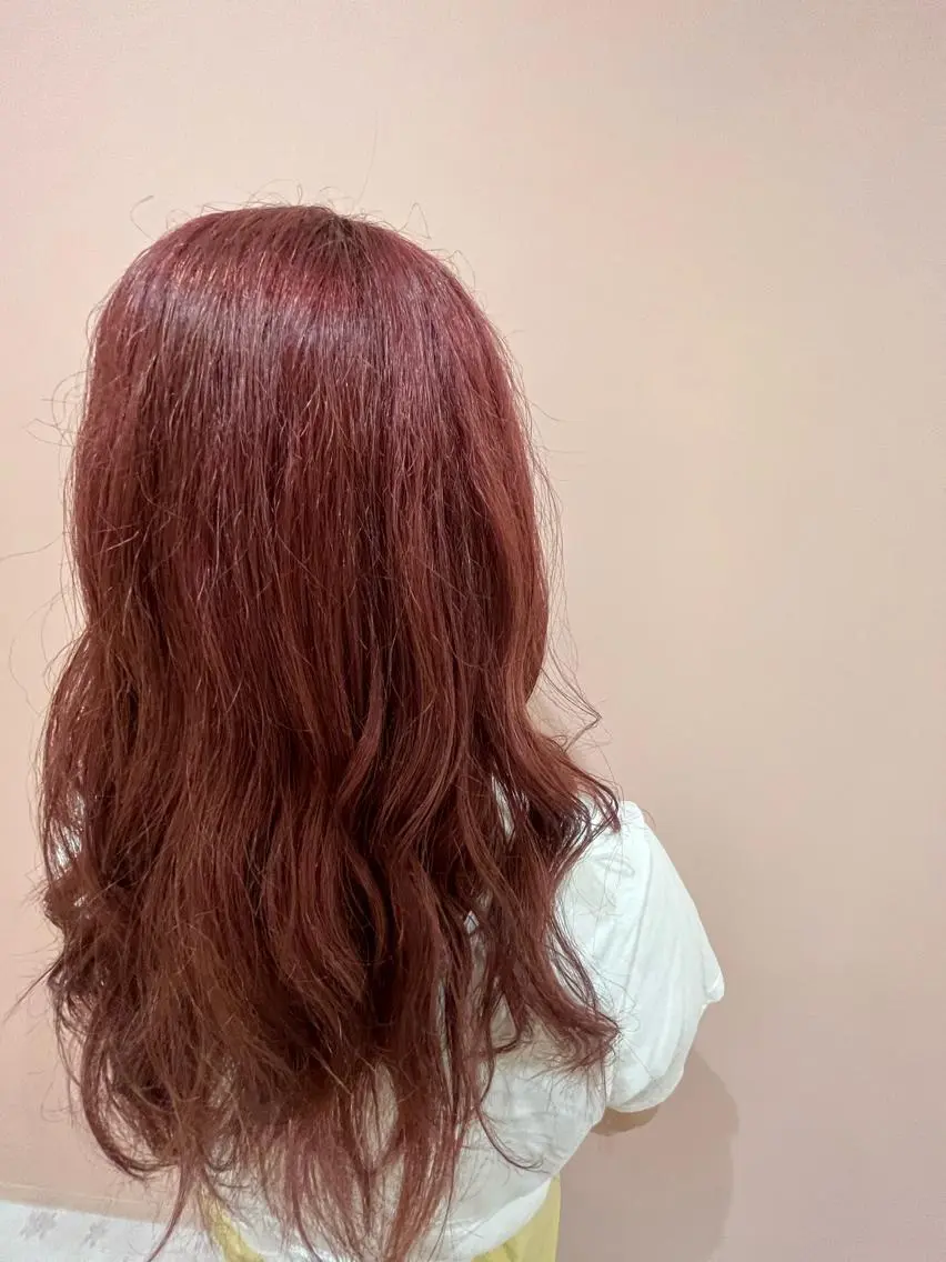 カラー ピンクカラー ASAMI /MaisonINEのヘアスタイル