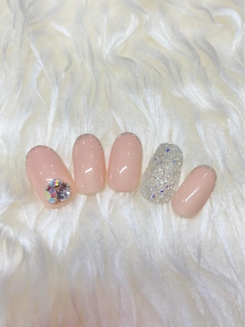 ネイル ジェルネイル ニュアンスネイル パラジェル ブライダルネイル ハンドネイル Nail&eye Belire 新宿のネイルデザイン