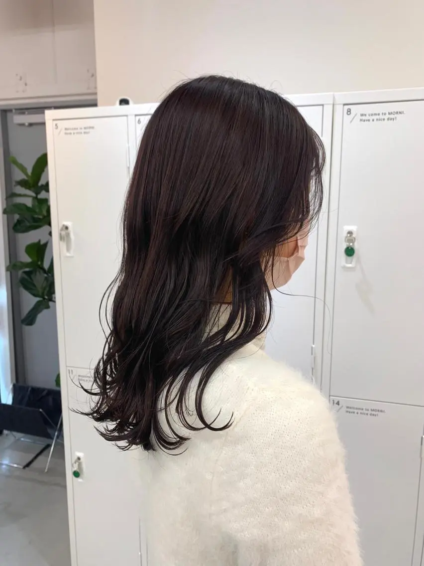 ロング レッドブラウン 神原 茉依🩰🪩のヘアスタイル