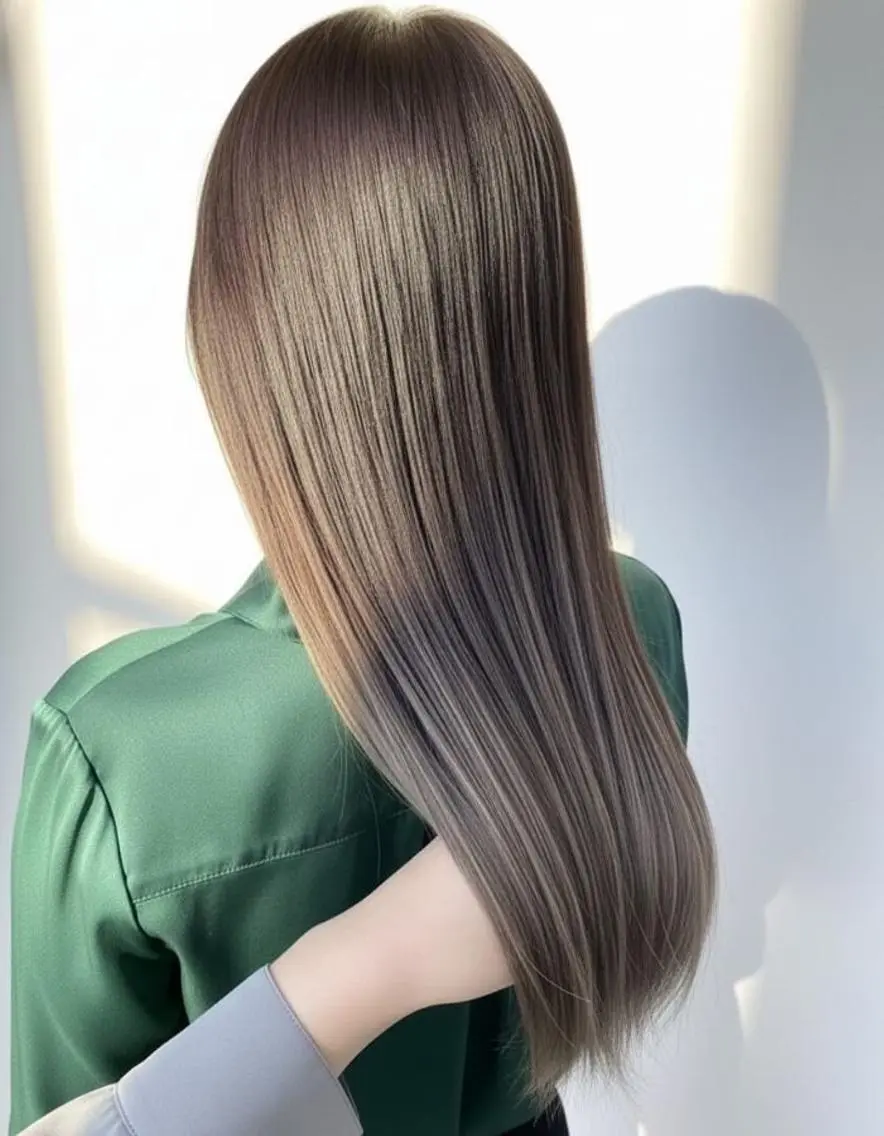 ロング 松田 楽のヘアスタイル
