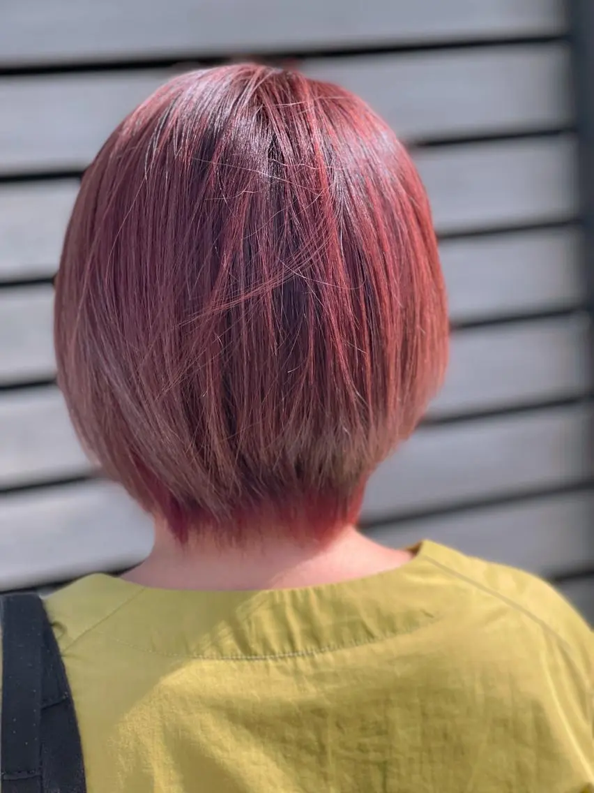 ショート カラー カット ヘアカラー トリートメント 千葉 たかしのヘアスタイル