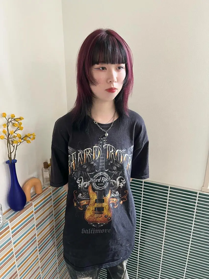 ミディアム カラー ブリーチ ボルドーカラー ヘアカラー トリートメント 🩷ハイトーン透明感 レイヤー🩷ユリカのヘアスタイル