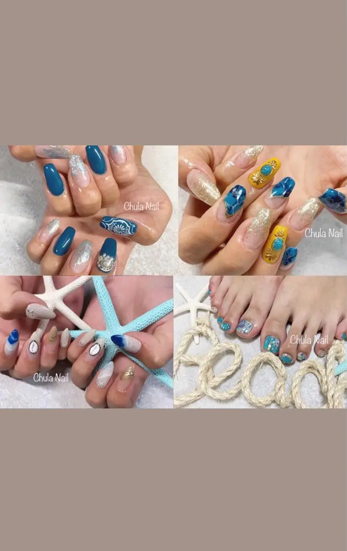 ネイル 持ち込み ハンドネイル ëmma nail_ by chulaのネイルデザイン