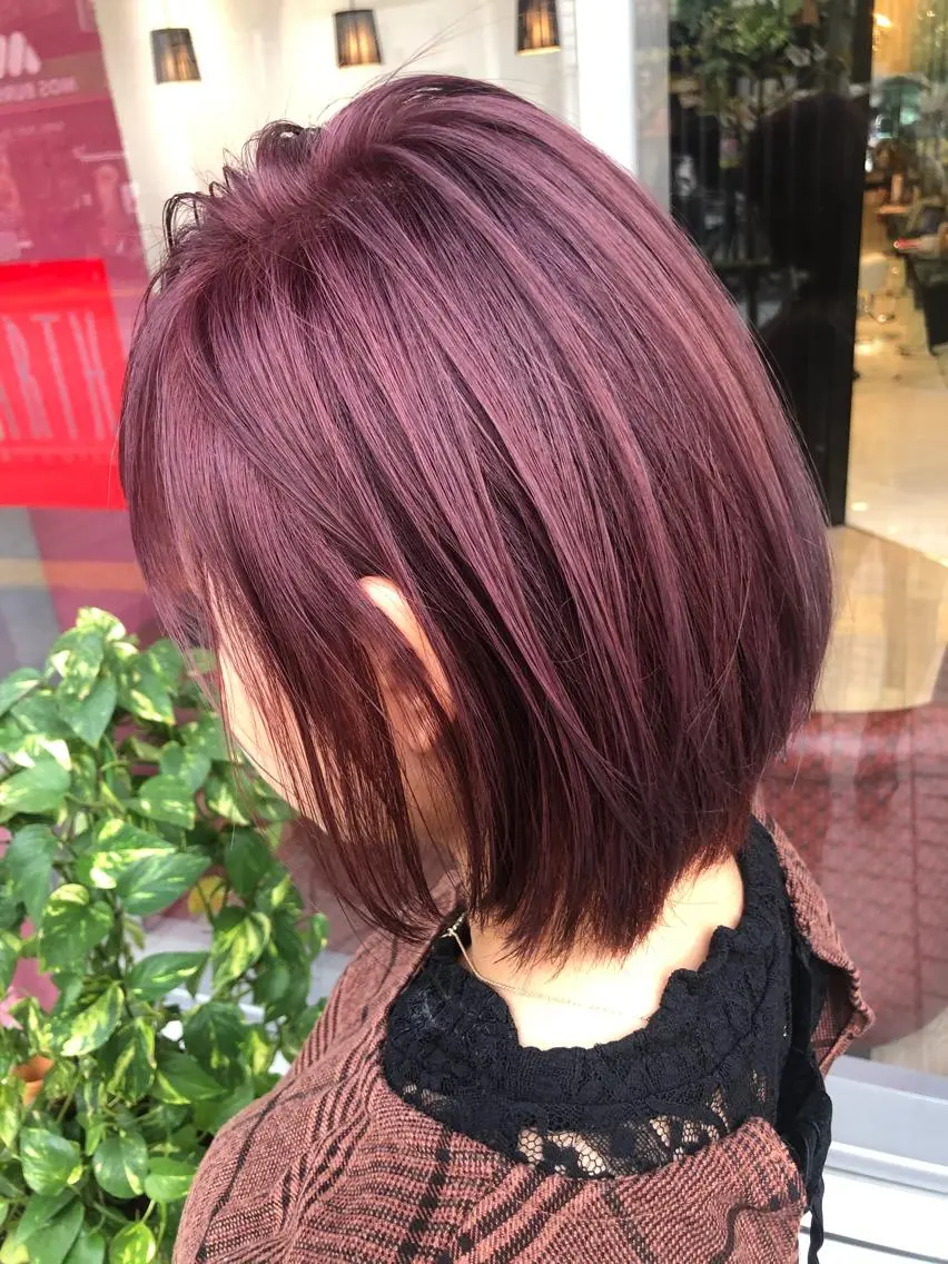 ショート ヘアカラー デザインカラー✨新倉 佑奈のヘアスタイル