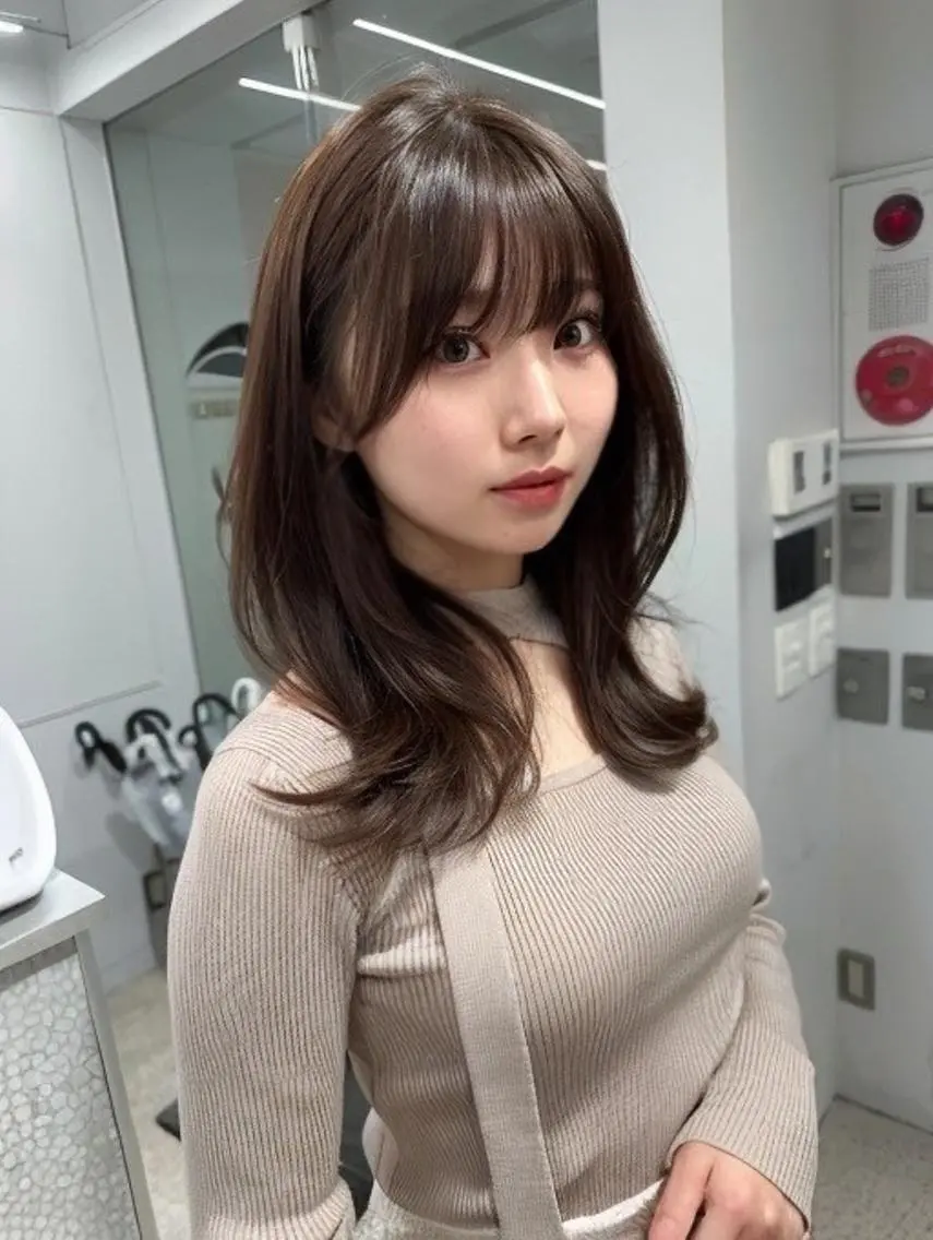 ロング カラー ヘアアレンジ 透明感爆モテカラー Hitoshiのヘアスタイル