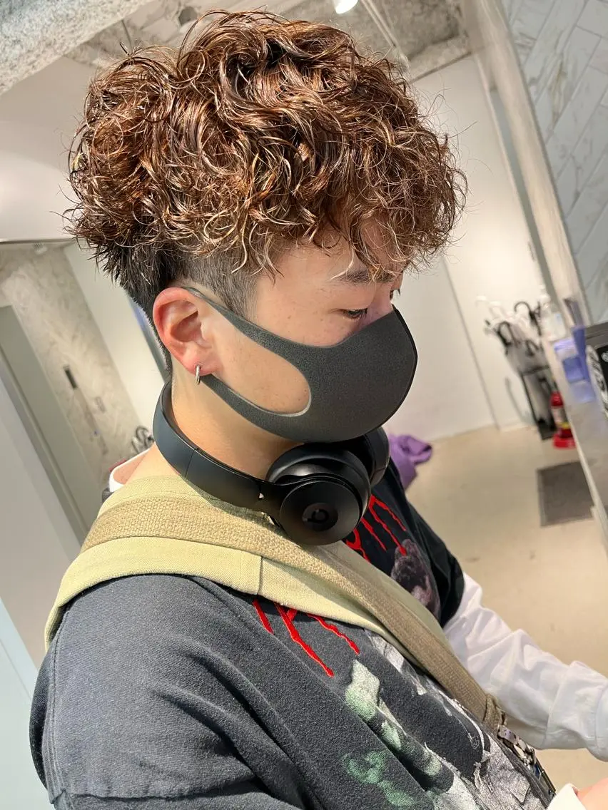 パーマ メンズ カット パーマ トリートメント 【代表】 辻龍樹のヘアスタイル