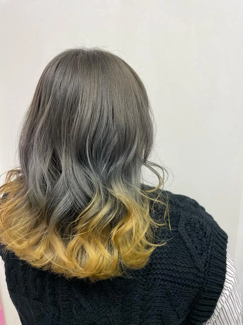ミディアム カラー カット ヘアカラー コレットヘアー 田中アヤノのヘアスタイル