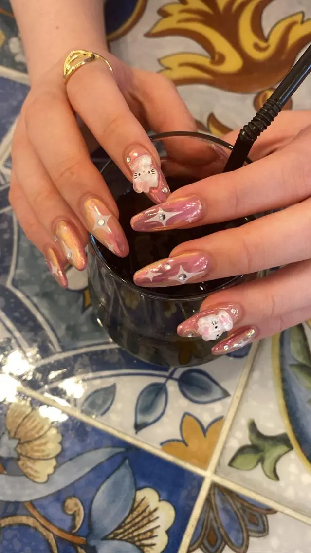 ロング カラー ネイル tetty nailsalonのネイルデザイン