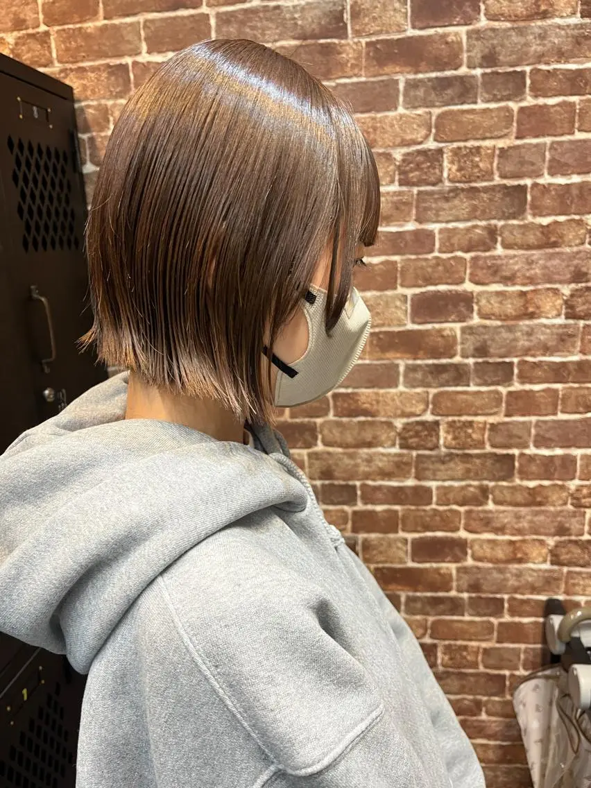 ミディアム カラー パーマ ヘアアレンジ メンズ キッズ ネイル マツエク・マツパ アイブロウ メンズブリーチ メンズハイライト メンズインナーカラー メンズ韓国風 ブリーチ 久木原 ゆりのヘアスタイル