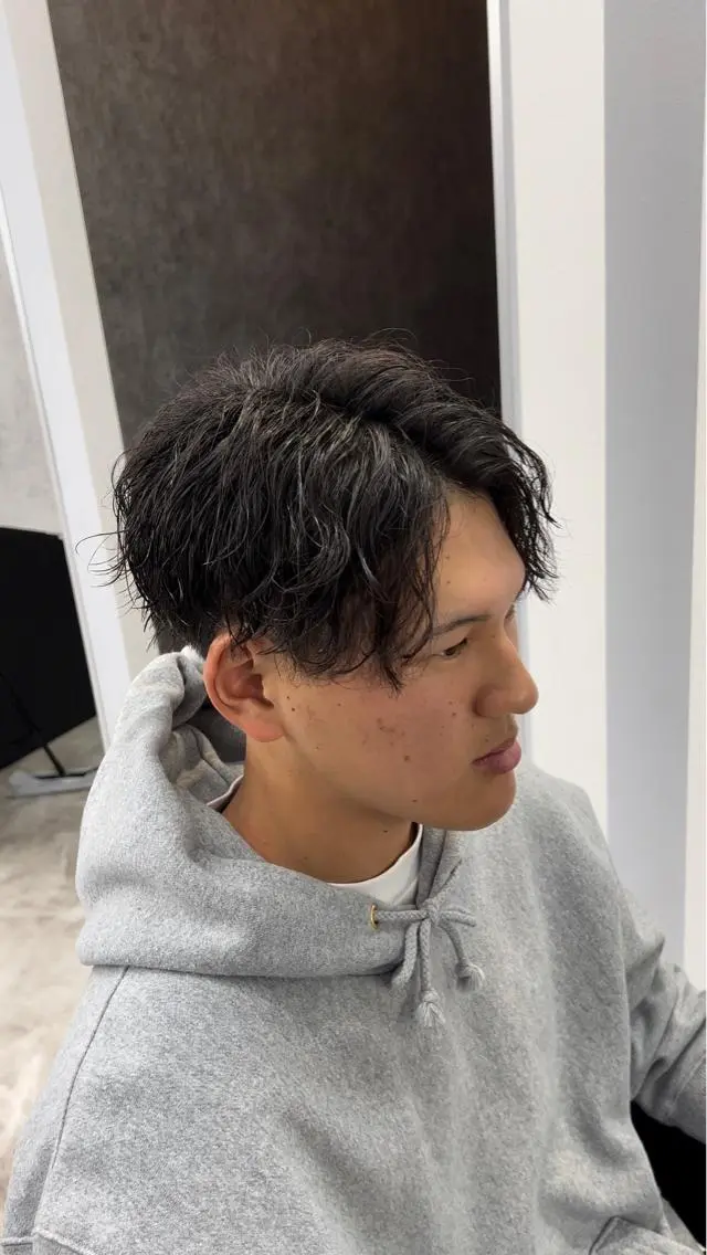 メンズ カット パーマ 悩み解決美容師 Futo✨のヘアスタイル