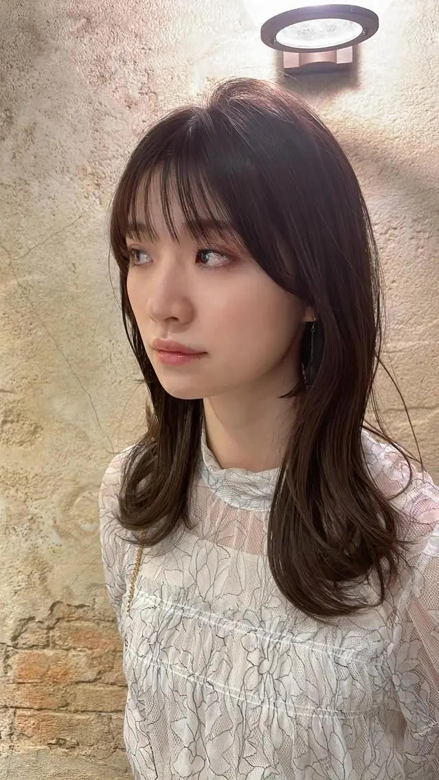 セミロング セキネ シュウヘイのヘアスタイル