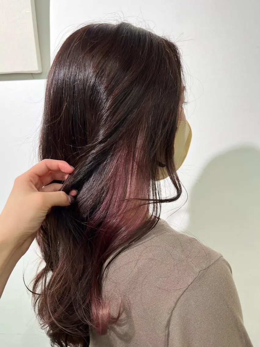 ロング カラー i sのヘアスタイル