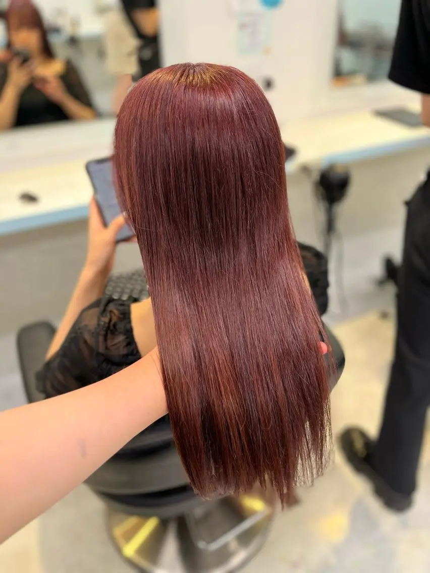 セミロング カラー ヘアアレンジ ヘアカラー トリートメント 愛されカラー🩷 はるなのヘアスタイル