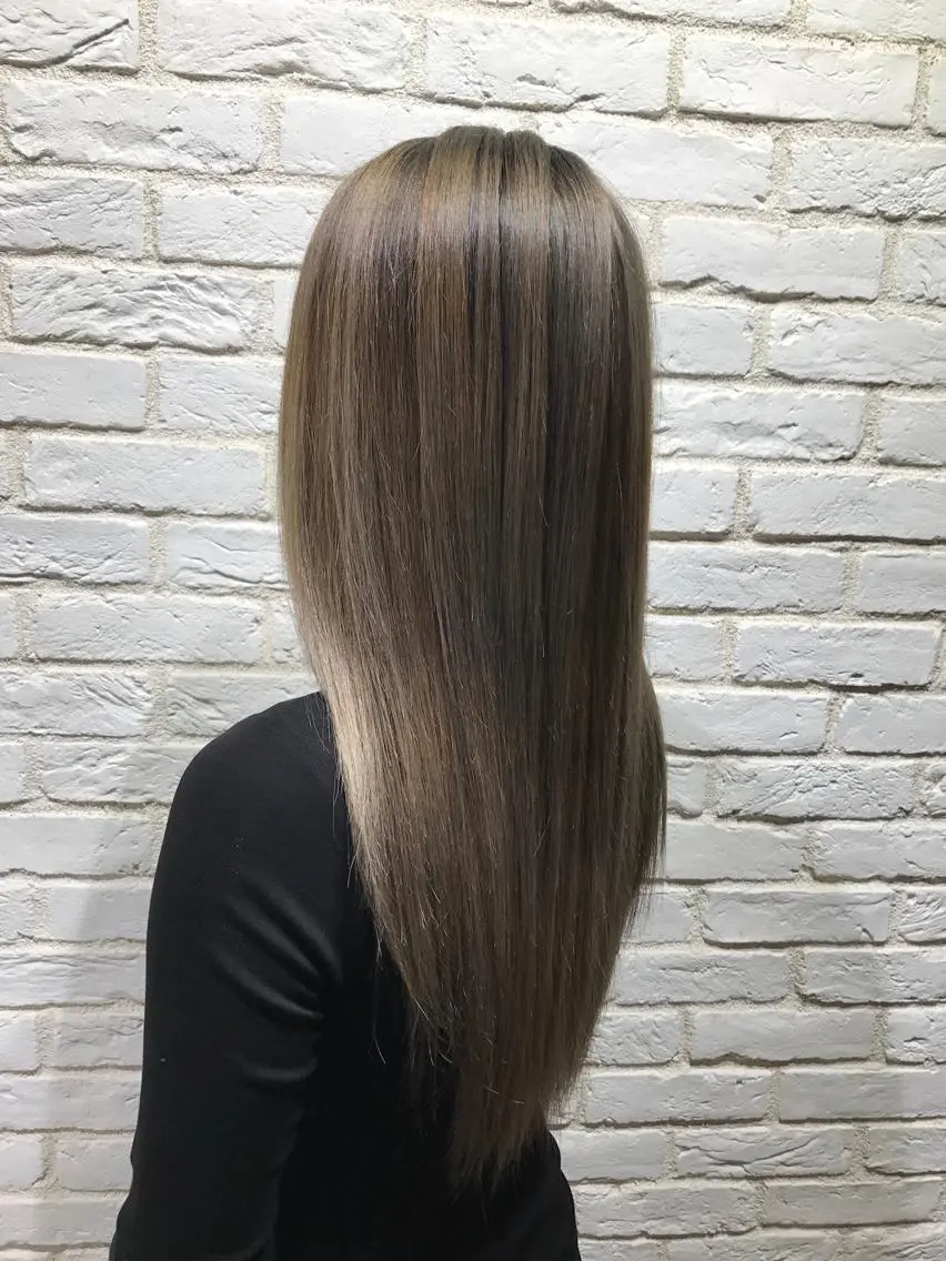 ロング カラー 透明感カラー グラデーションカラー ハイライトカラー ハイライト Neale.♡ ROLA京橋のマツエク・マツパデザイン