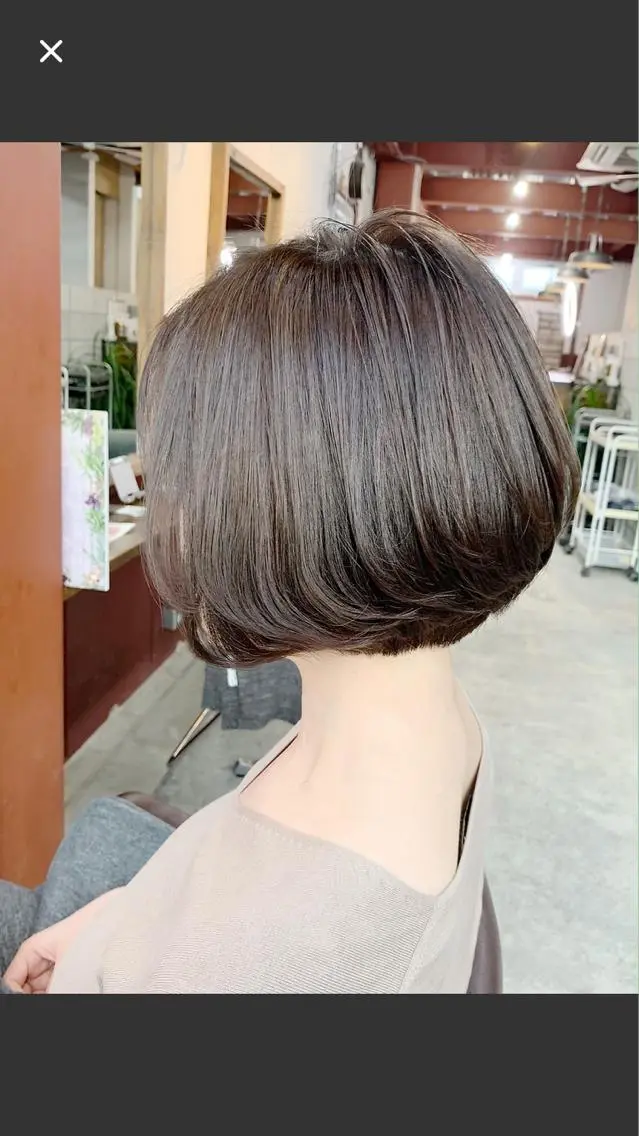 ショート 高梨 里穂のヘアスタイル
