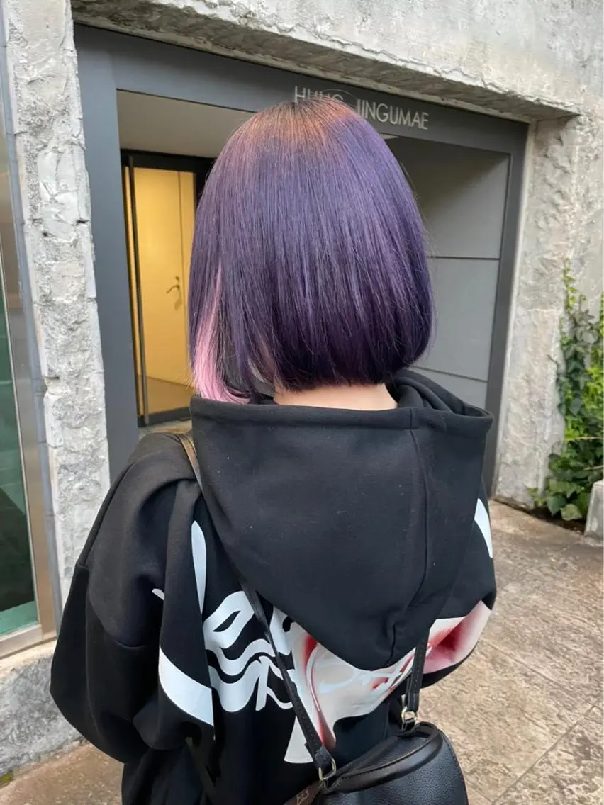 セミロング カラー Bob＆ハイトーン 専門家CHIHIROのヘアスタイル