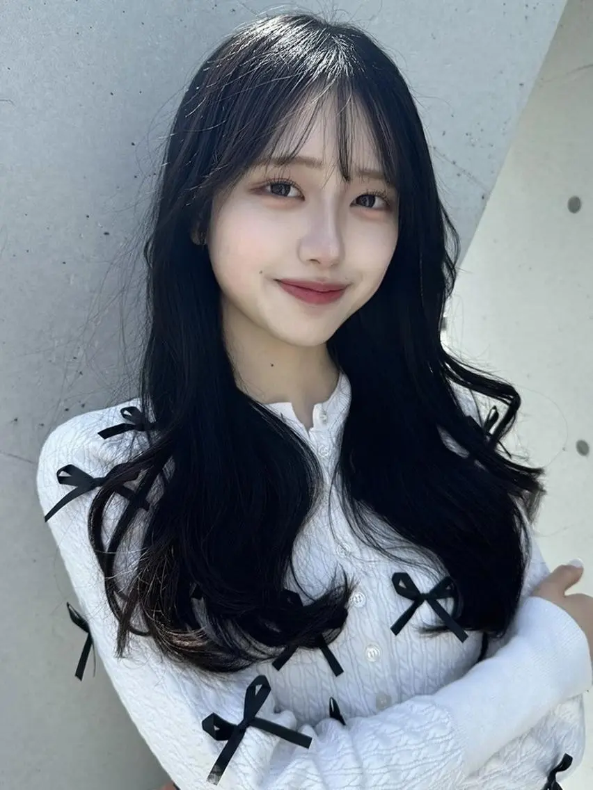 ロング ヘアカラー トリートメント *上品ヘア🤎銀座 技術モデル募集中🥣のヘアスタイル