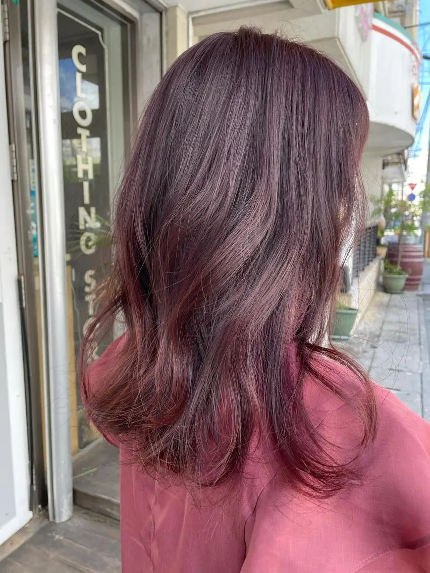 カラー ブリーチ miloc かおりのヘアスタイル