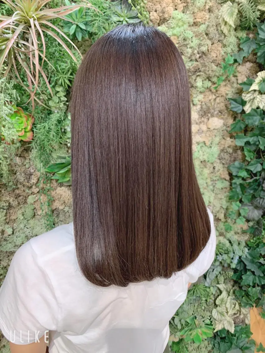 セミロング 支持率No.1💖 オチアイのヘアスタイル