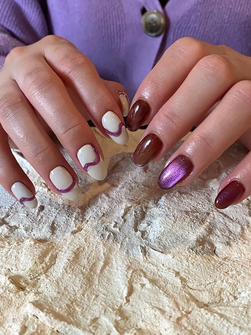 ネイル マグネットネイル ハンドネイル and M. nailのネイルデザイン