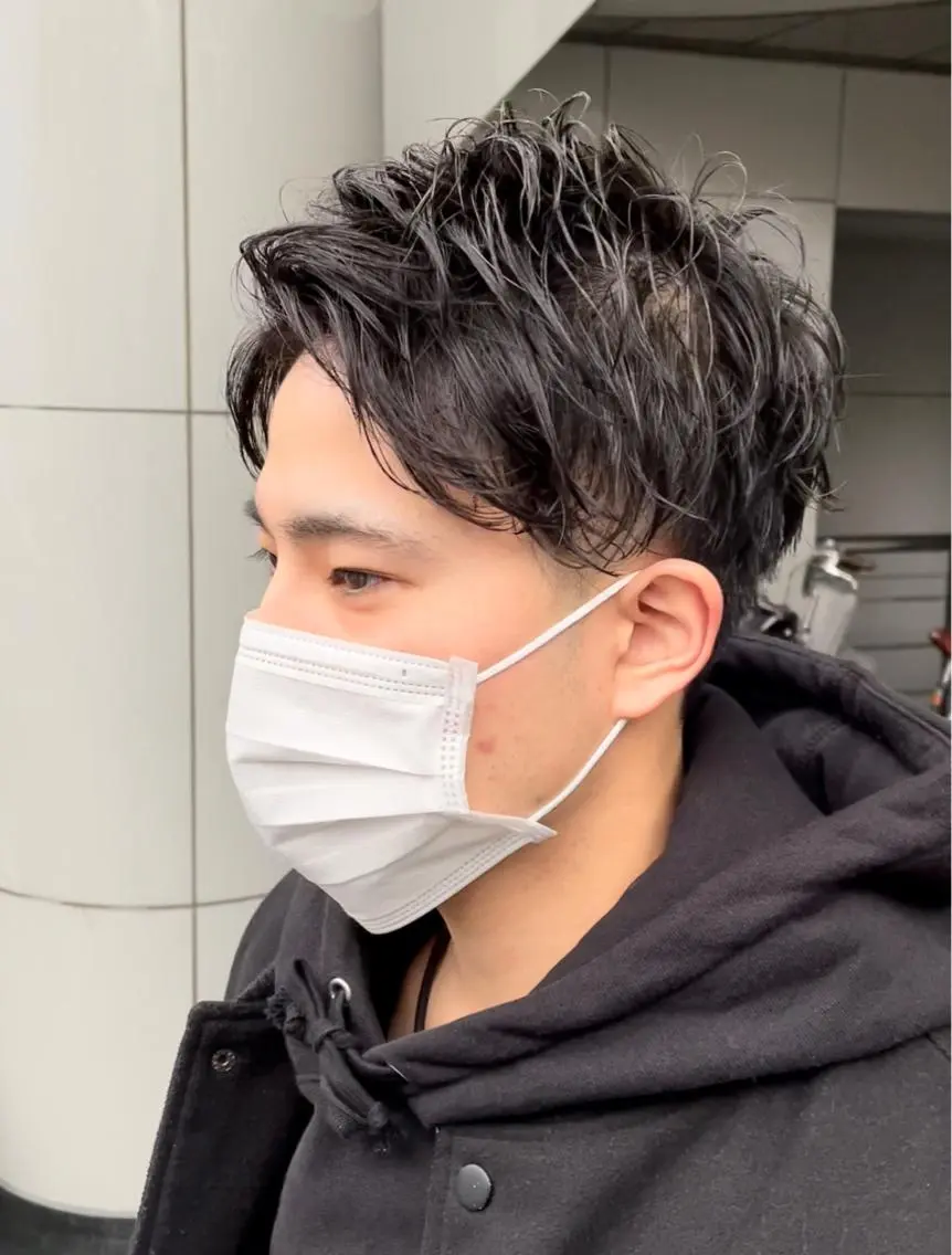 ショート メンズ カット トリートメント 古指 匠巳のヘアスタイル