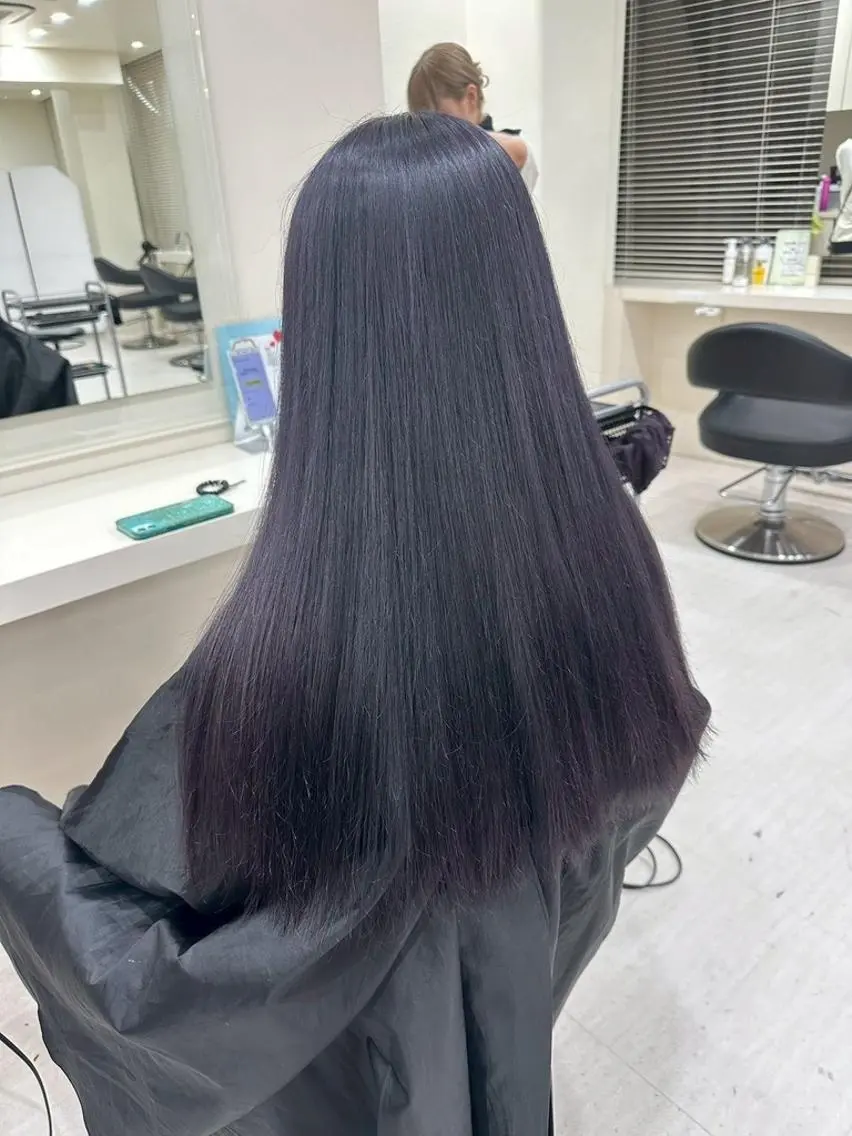 カラー ヘアカラー ヘッドスパ ヘアセット 🩰まろやかピンク ラベンダー表参道🫧のヘアスタイル