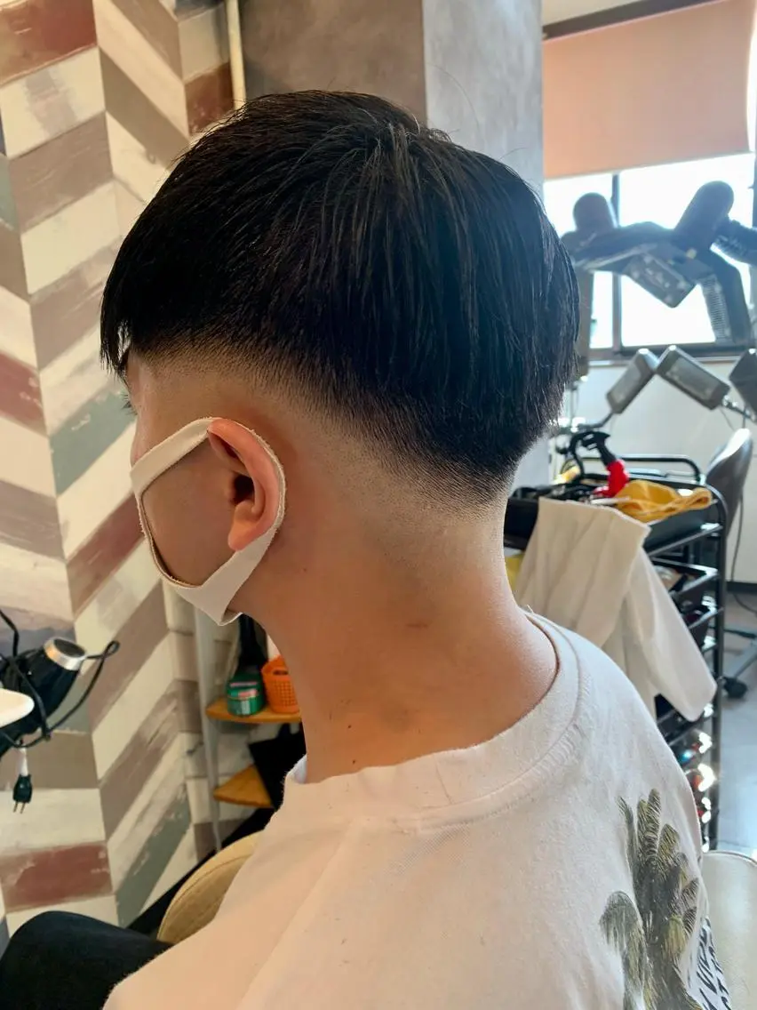 ショート メンズ フェードカット カット stylist 静音「LEON」のヘアスタイル