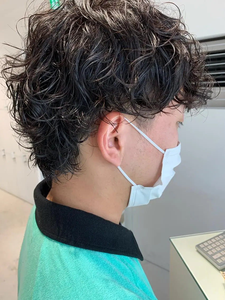 ショート パーマ メンズ カット パーマ 【メンズ指名数 NO.1】マルヤマのヘアスタイル