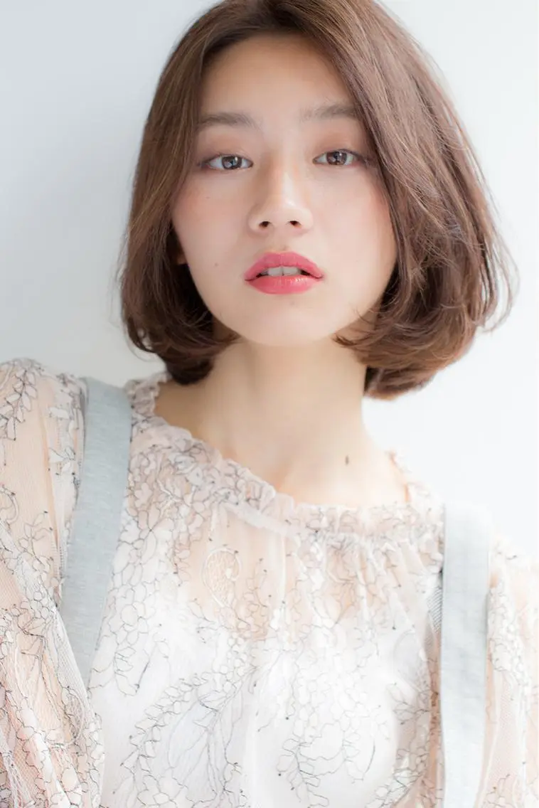 ミディアム ボブ カット トリートメント 《大人気髪質改善》 プログレス国分寺店のヘアスタイル
