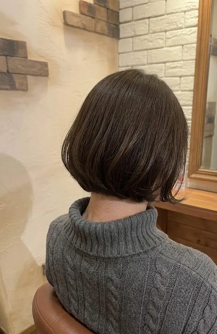 ショート ショートボブ アッシュ アッシュブラウン ボブ ショートヘア カット ヘアカラー トリートメント flencia 丸 和博|カットのヘアスタイル