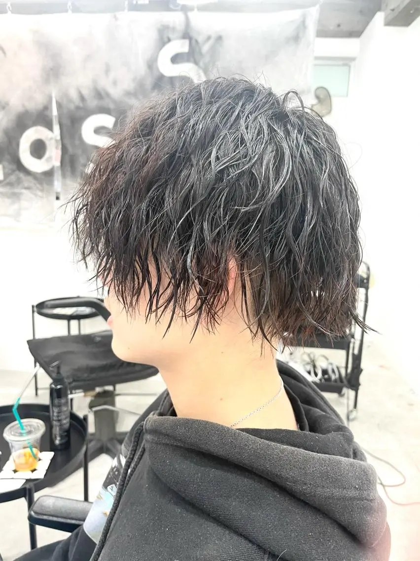 メンズ 沖縄メンズパーマ/ TSUME🌈のヘアスタイル