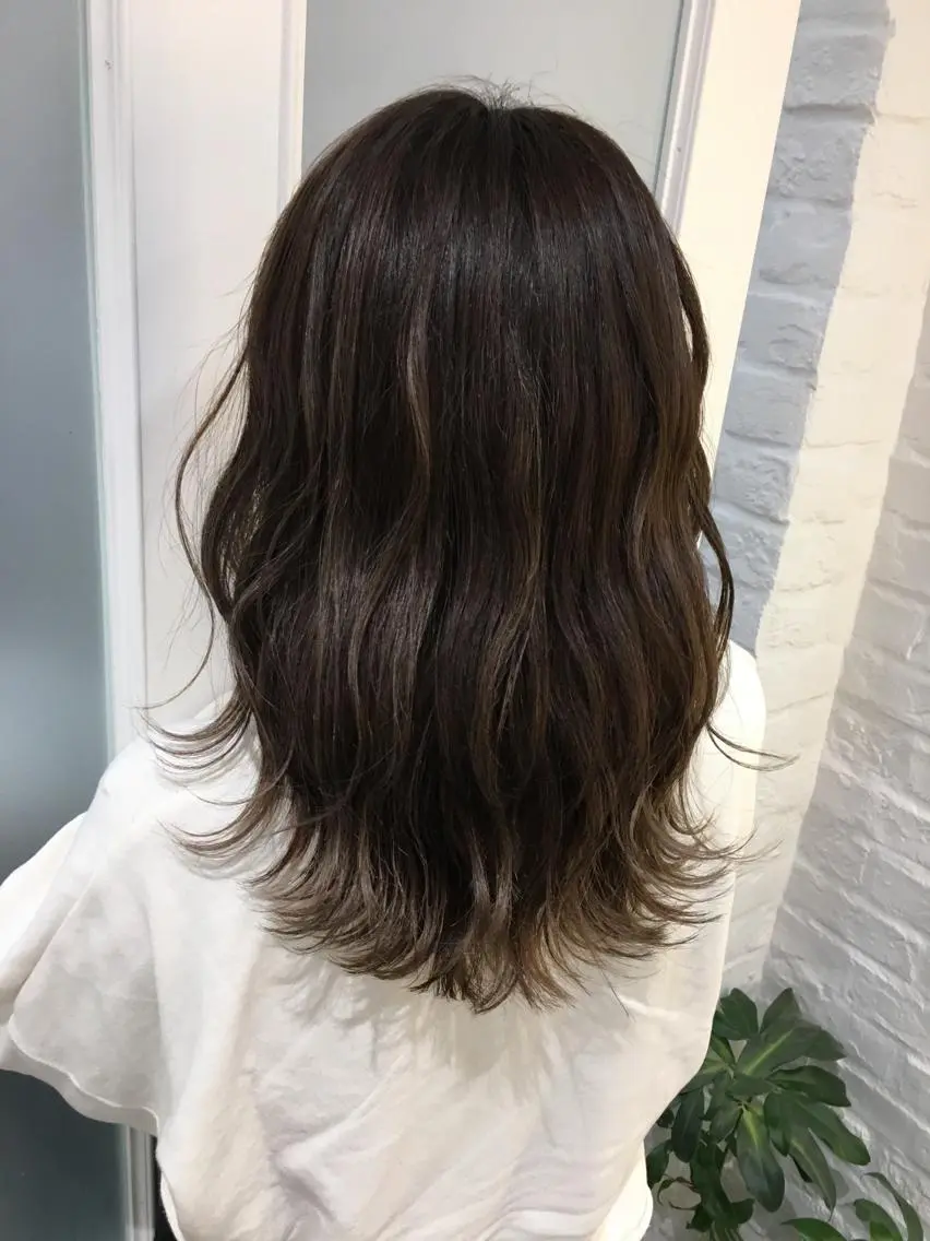 ロング カラー ヘアカラー トリートメント ハイトーン/メンズ 水野翔太のヘアスタイル