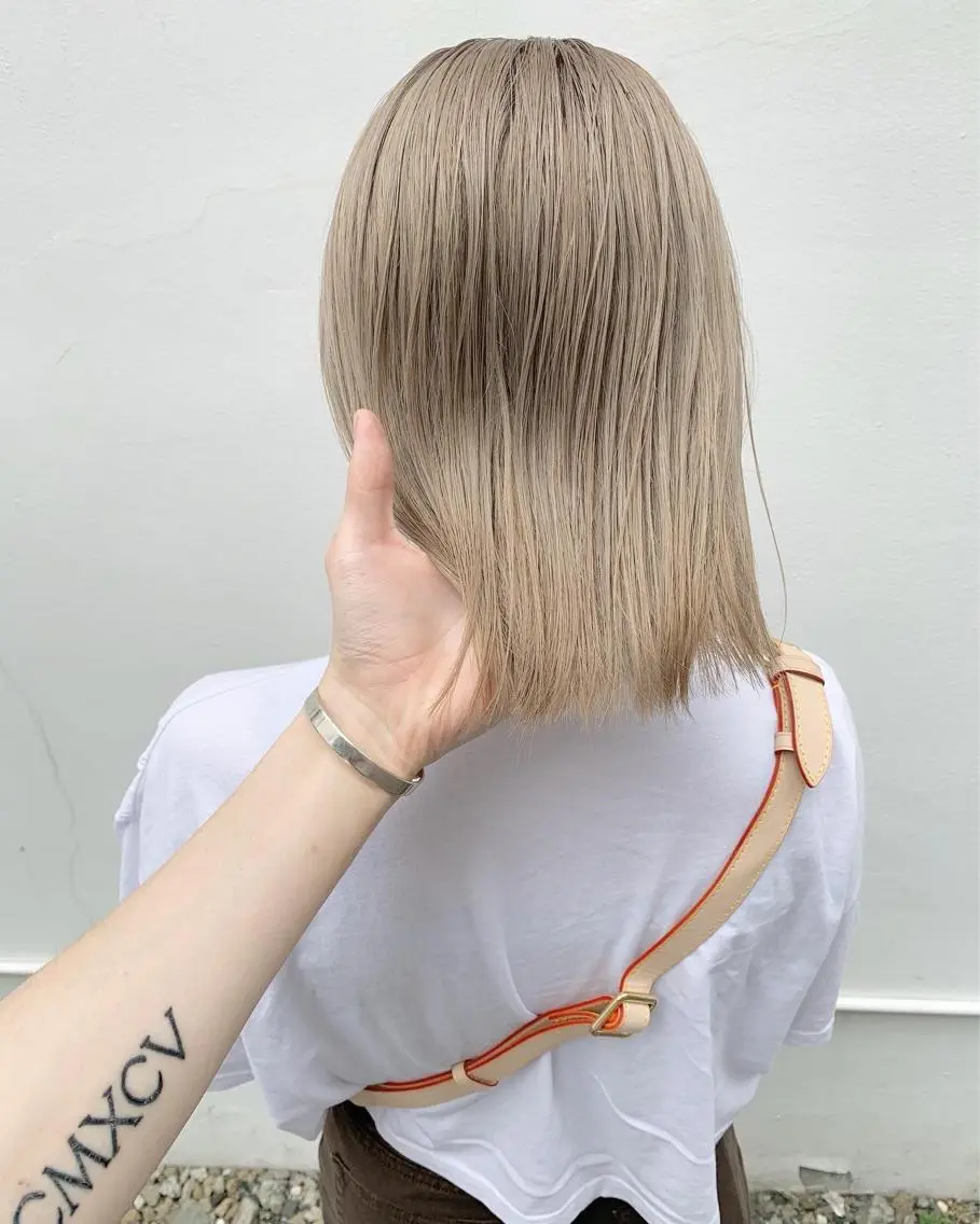 ショート カラー ベージュカラー tension 【テンション】のヘアスタイル