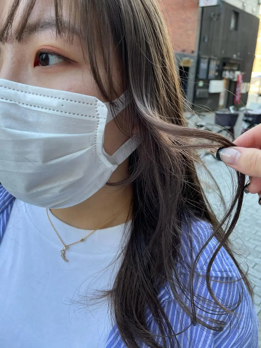 ミディアム 山口 朔弥のヘアスタイル