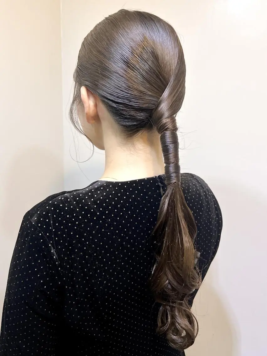ヘアアレンジ ヘアセット 🤍ヘアセット.ヘア アレンジ湯山詩織🤍のヘアスタイル