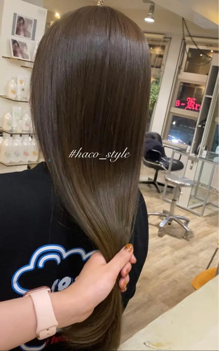 ロング カラー ヘアカラー トリートメント アレンジ指名 no.1✨ｈａｋｏのヘアスタイル