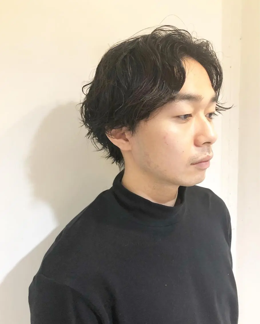 パーマ ヘアアレンジ メンズ カット パーマ トリートメント ヘアセット メンズ特化✂️栗原 侑也のヘアスタイル