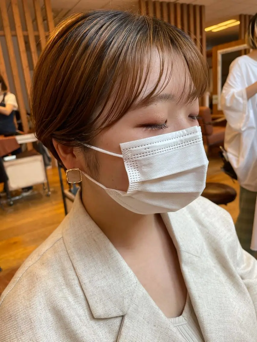 ショート カラー 大人ボブと似合 わせカラー/馬場 翼のヘアスタイル