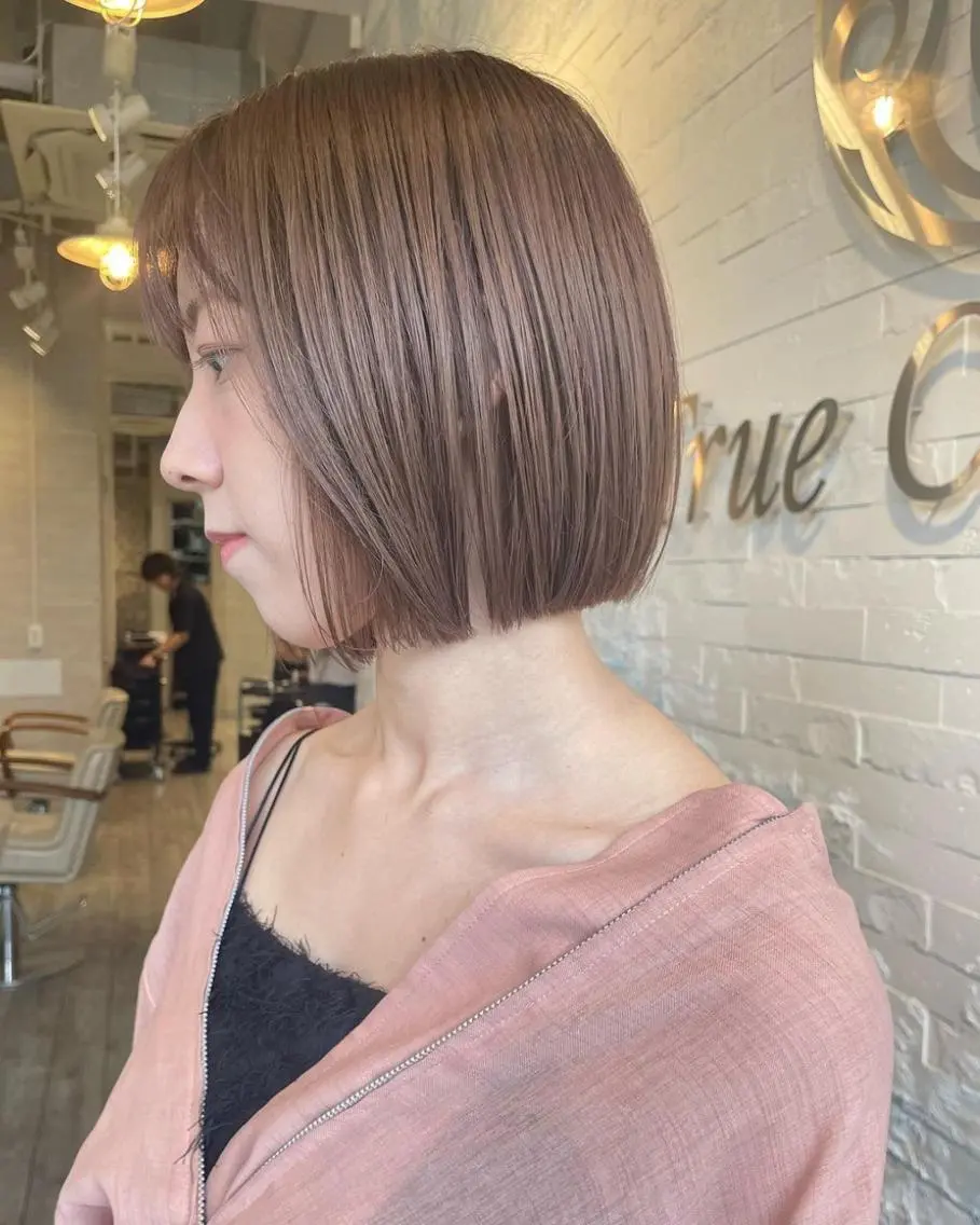 ロング ヘアアレンジ カラー 🦄コグレケンタピ ンクカラー🎨パーマのヘアスタイル