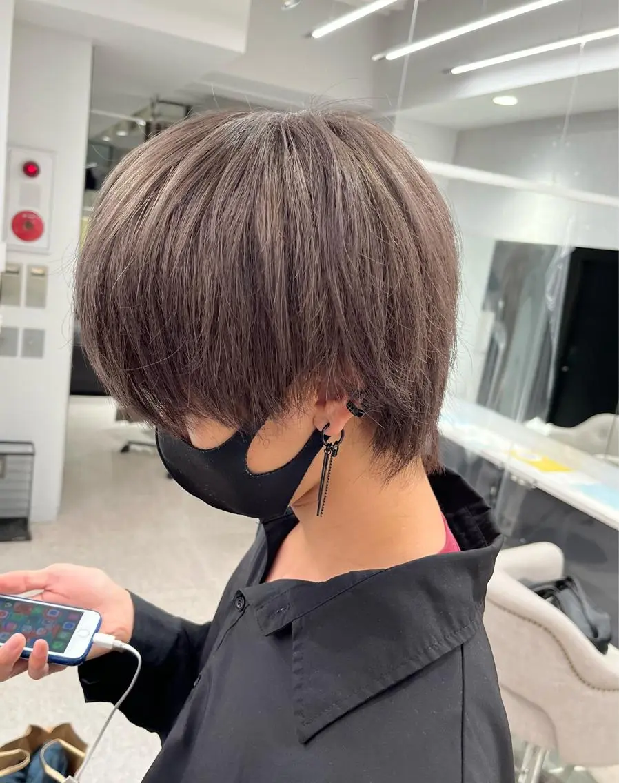 パーマ メンズ カット ヘアカラー 🍐シャドウパーマ メンズ特化/守岡🍐のヘアスタイル