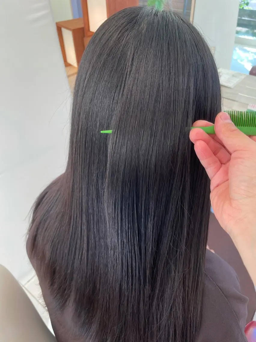 ロング 髪質改善 鶴岡で縮毛矯正なら お任せ！ハヤシナオミのヘアスタイル