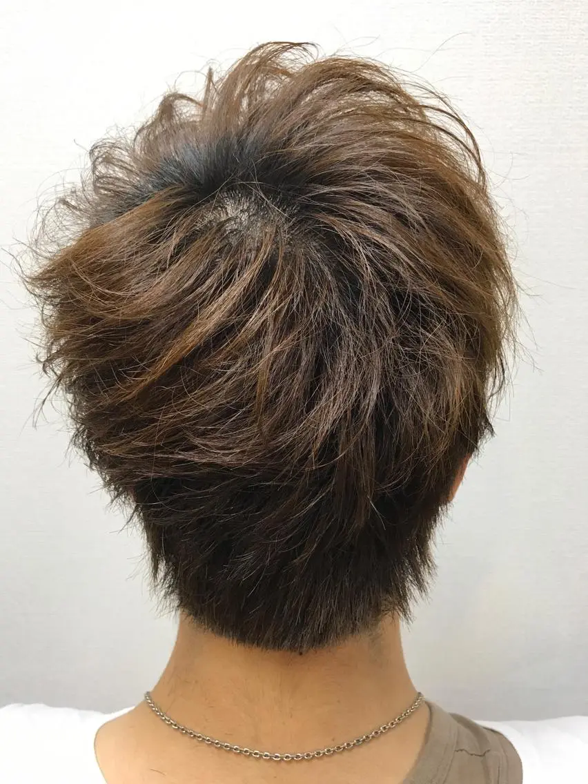 ショート メンズ ツーブロック ショートヘア 吉森 満俊のヘアスタイル