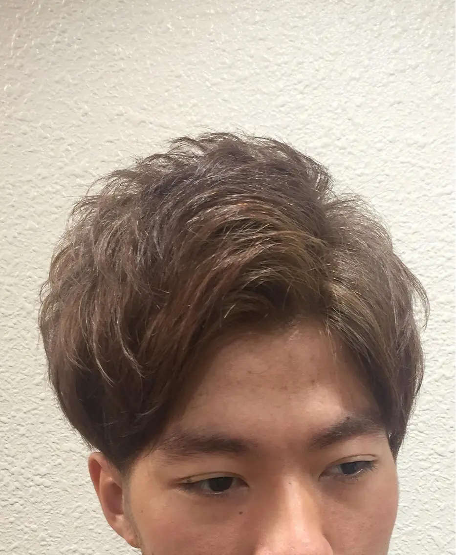 ショート カラー パーマ ヘアアレンジ メンズ キッズ ネイル マツエク・マツパ メンズネイル 新宿/髪質改善/ 美髪矯正✨浅江通友のヘアスタイル