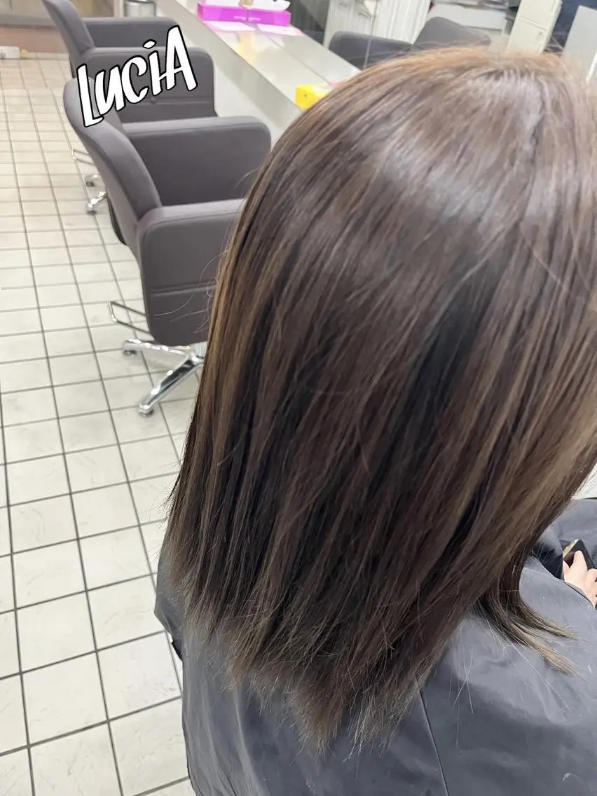 ロング カラー エクステ7:30〜 LuciA\5900のヘアスタイル
