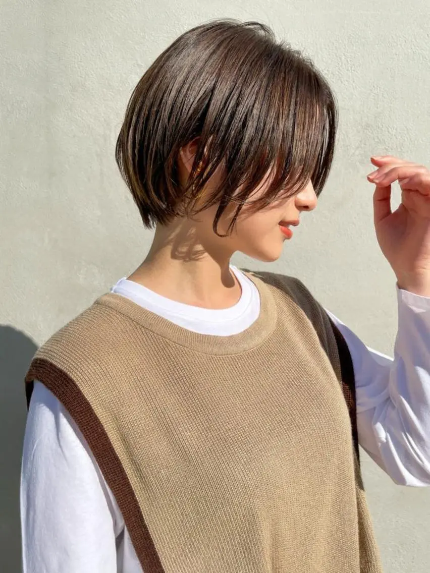 ショート 吉田一輝 外国人パーマのヘアスタイル