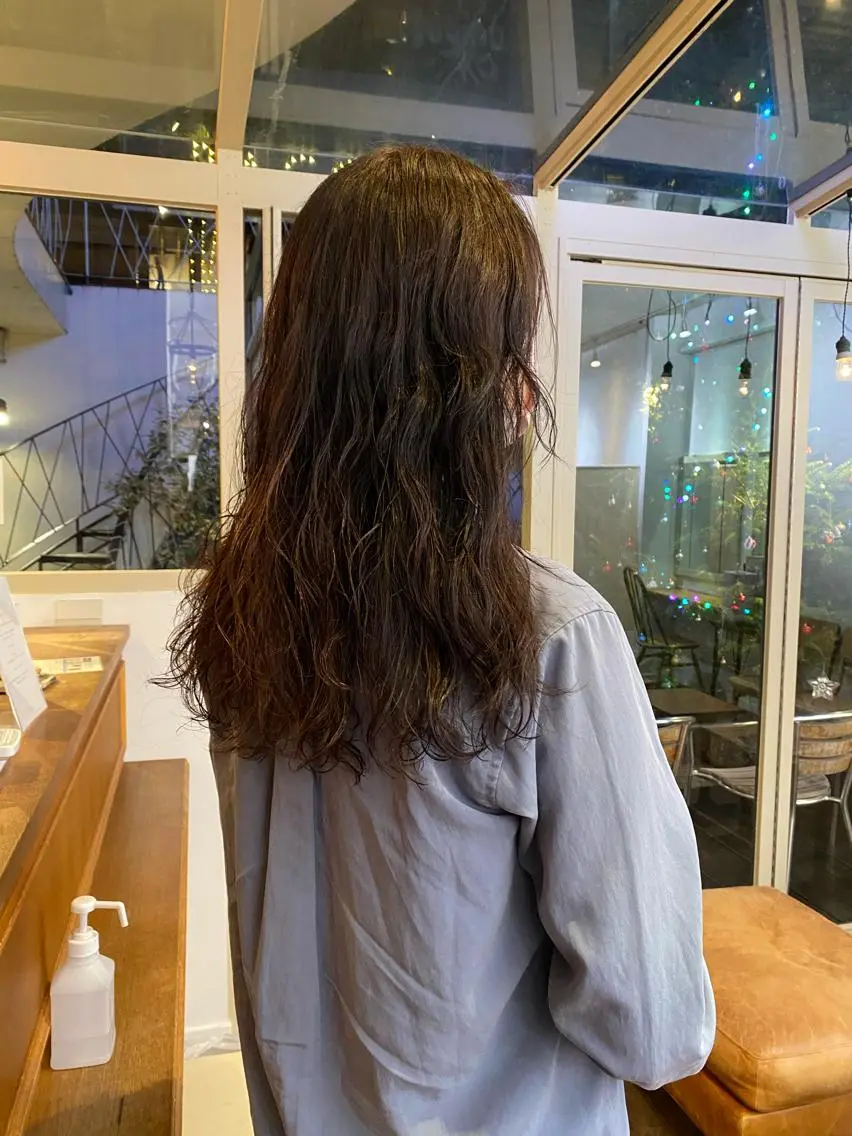 セミロング パーマ/ 🌿nanakoのヘアスタイル