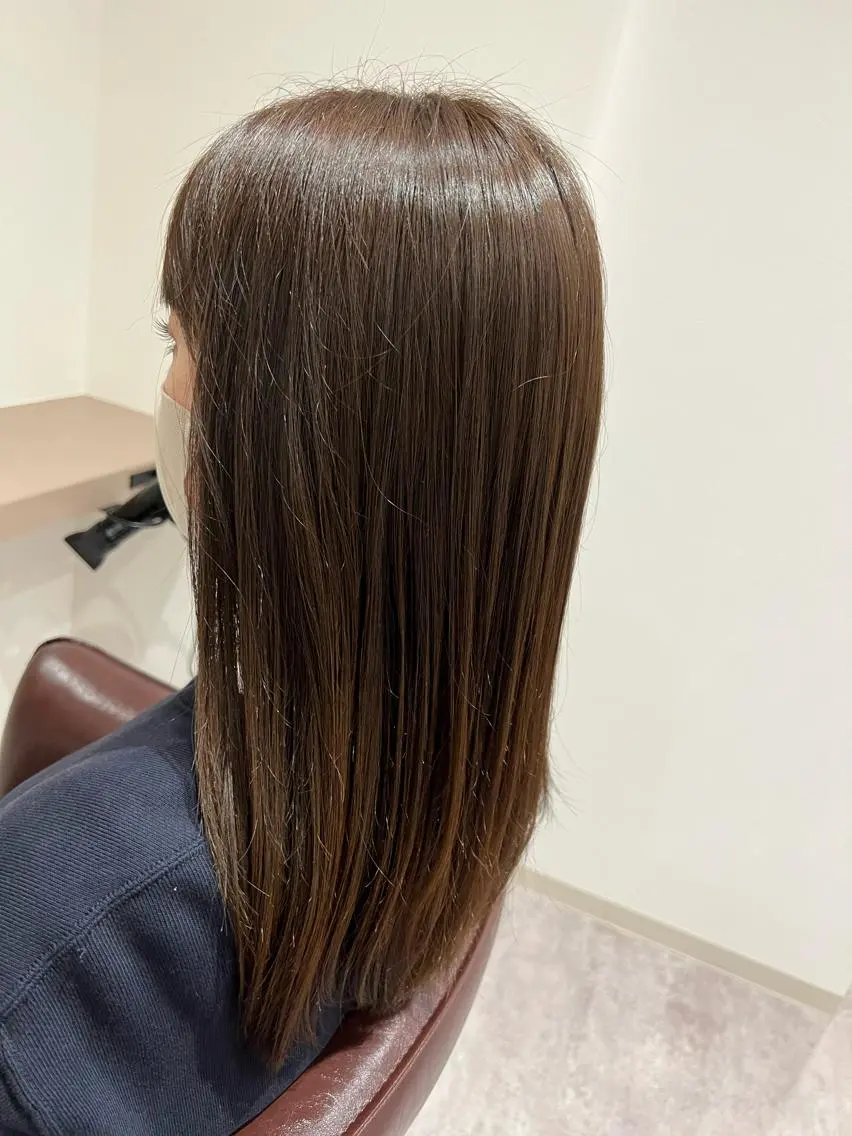 ロング 井上 美春のヘアスタイル