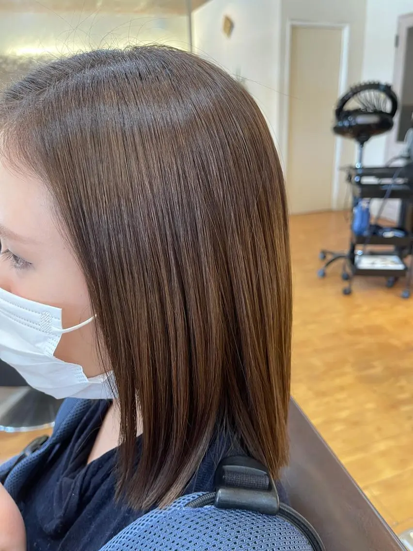 ショート 縮毛矯正 トリートメント 梶谷 和希のヘアスタイル