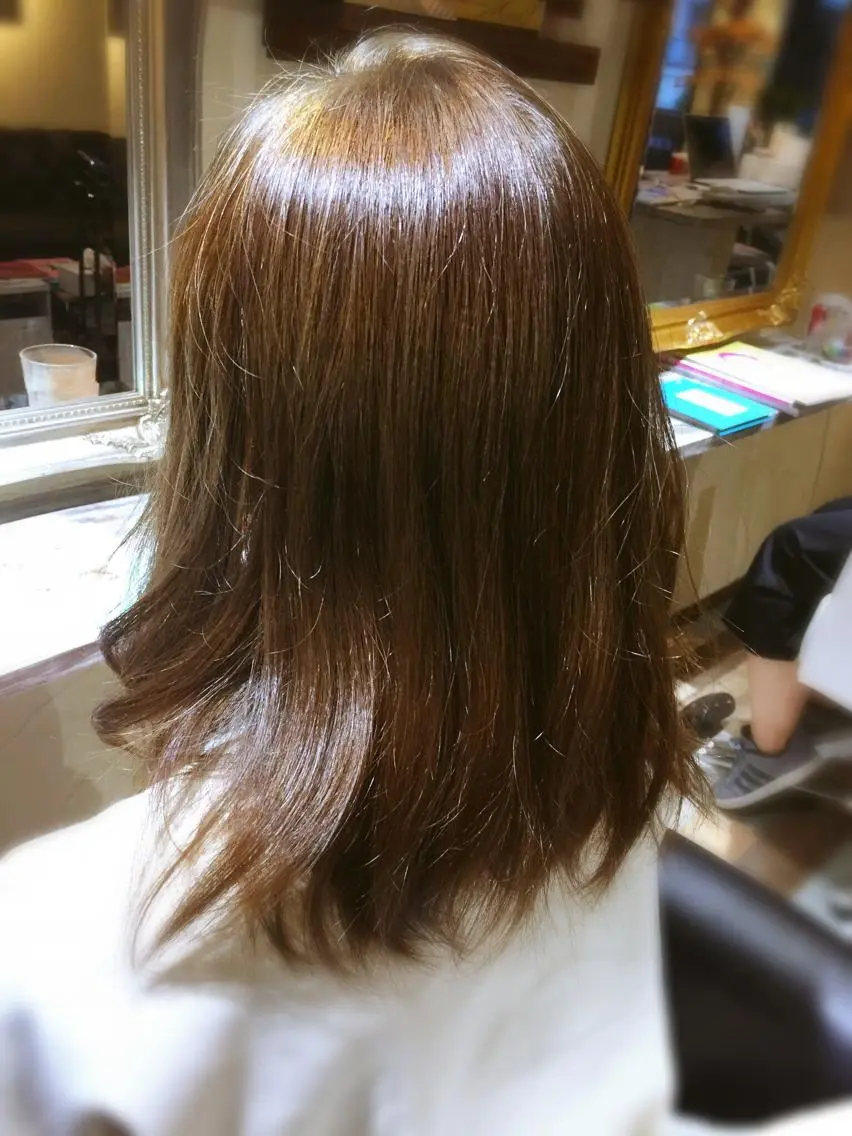 ミディアム カラー カット 🌈20年目突入🎉 山口のヘアスタイル