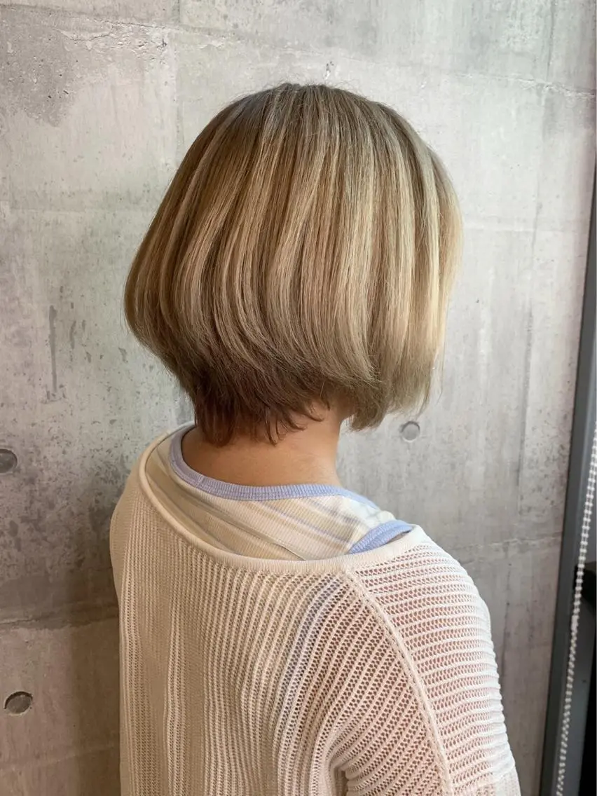 ミディアム カラー パーマ ヘアアレンジ メンズ キッズ ネイル マツエク・マツパ EnBlesS西宮 マンツーマン神道有基のヘアスタイル
